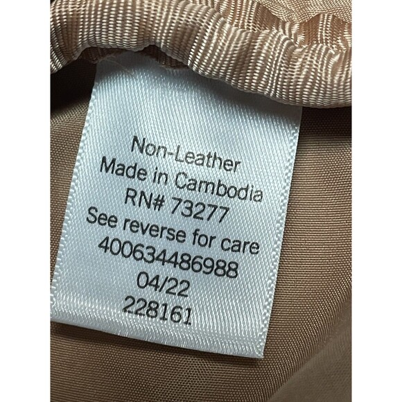 New Sonoma Goods For Life Essential Backpack Cognac Color. last Photo for wear - Picture 9 of 10